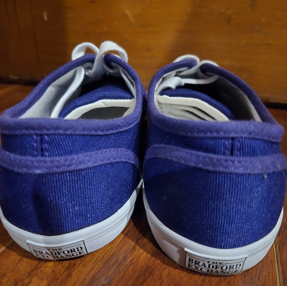 NFL-licensed Baltimore Ravens Canvas Sneakers, size 8 - Picture 4 of 6